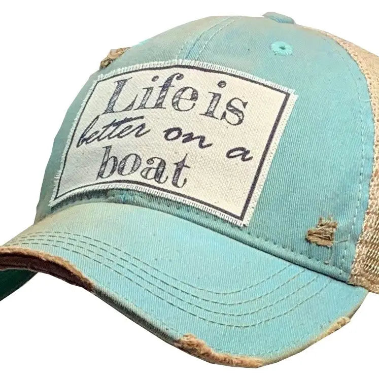 Life is Better on a Boat trucker hat