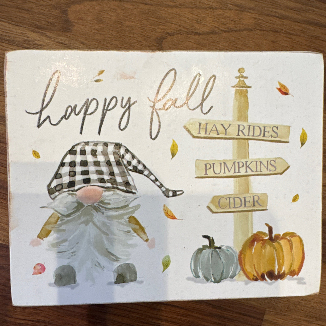 Block happy fall