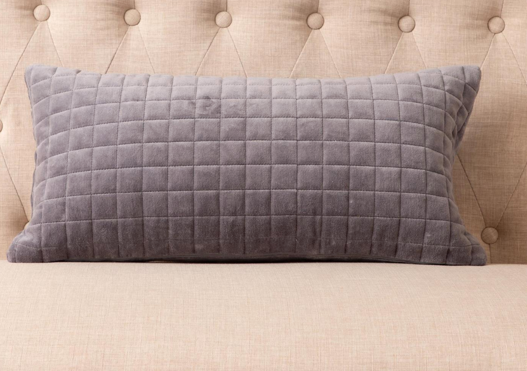 Pillow lumbar dusty blue/gray