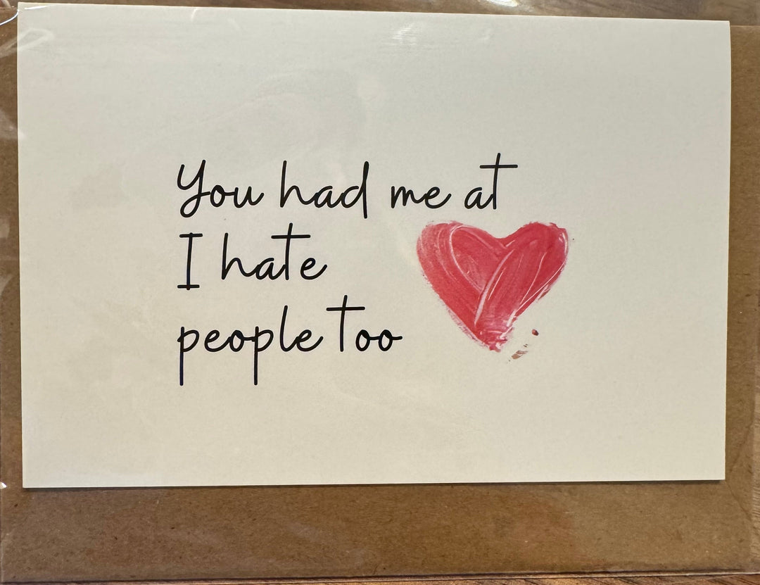 You had me card