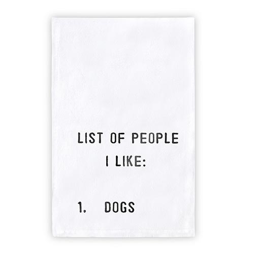 People I like towel