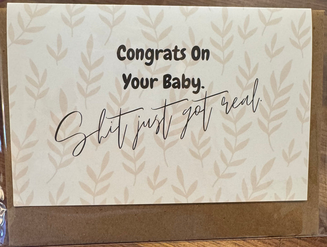 Baby got real card