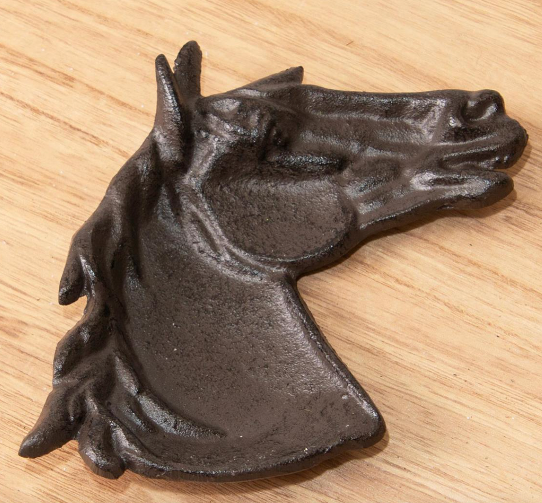 Horse head trinket tray