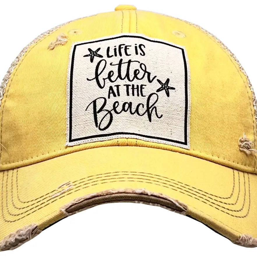 Life at Beach hat