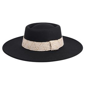 Boho hat black