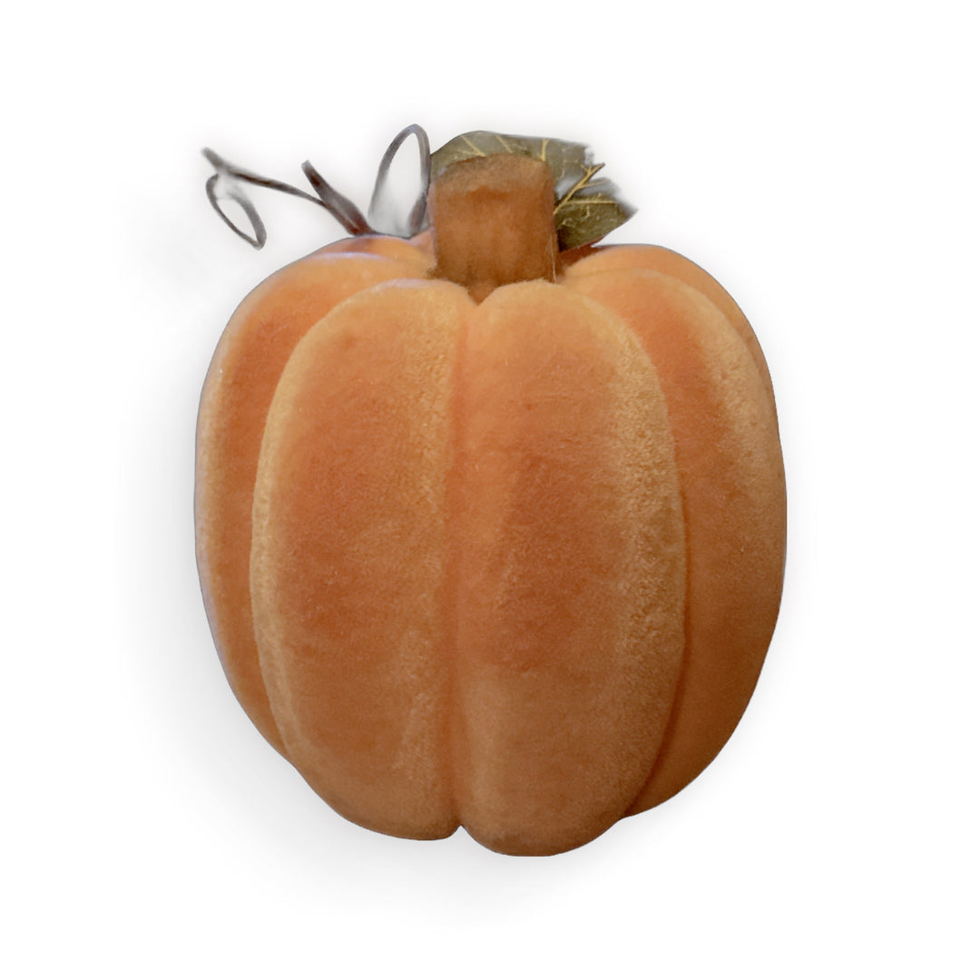 Pumpkin large flocked