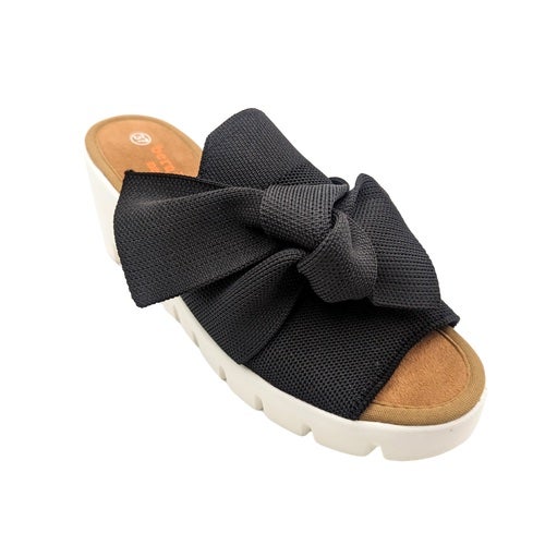 Venti Freesia Black Sandal