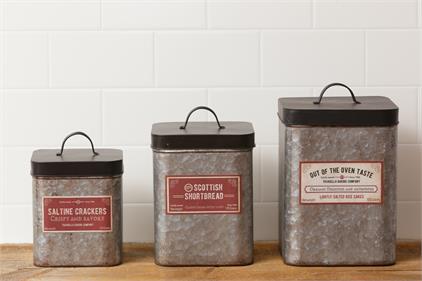 Canisters. Set of 3