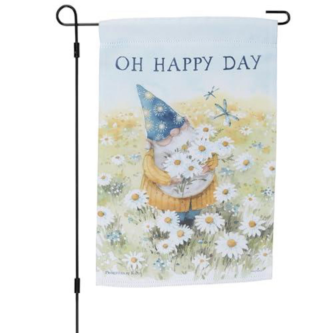 Oh Happy Day Garden Flag