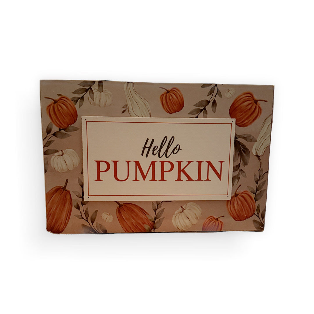 Hello pumpkin block