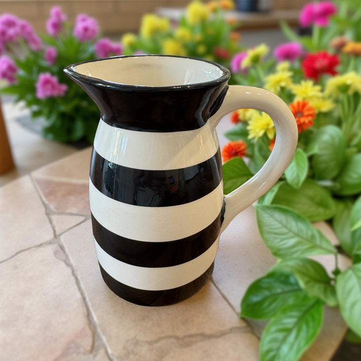 Black and White Mini Pitcher