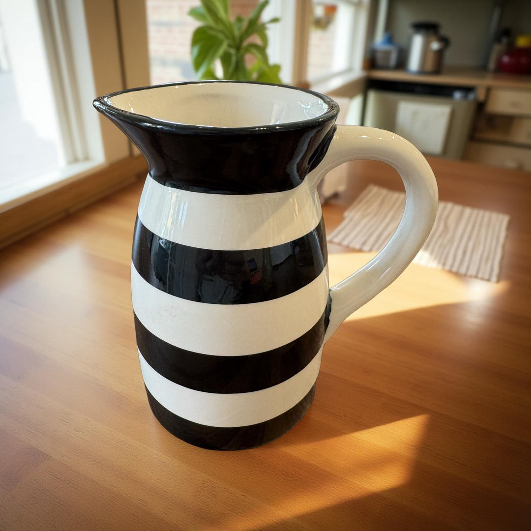 Black and White Mini Pitcher