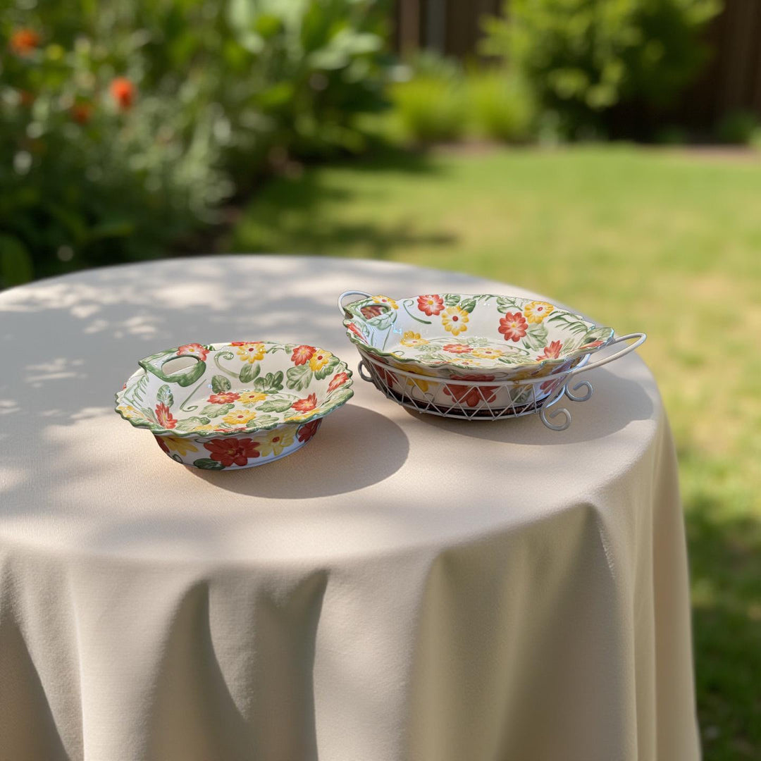 Floral Overware Set