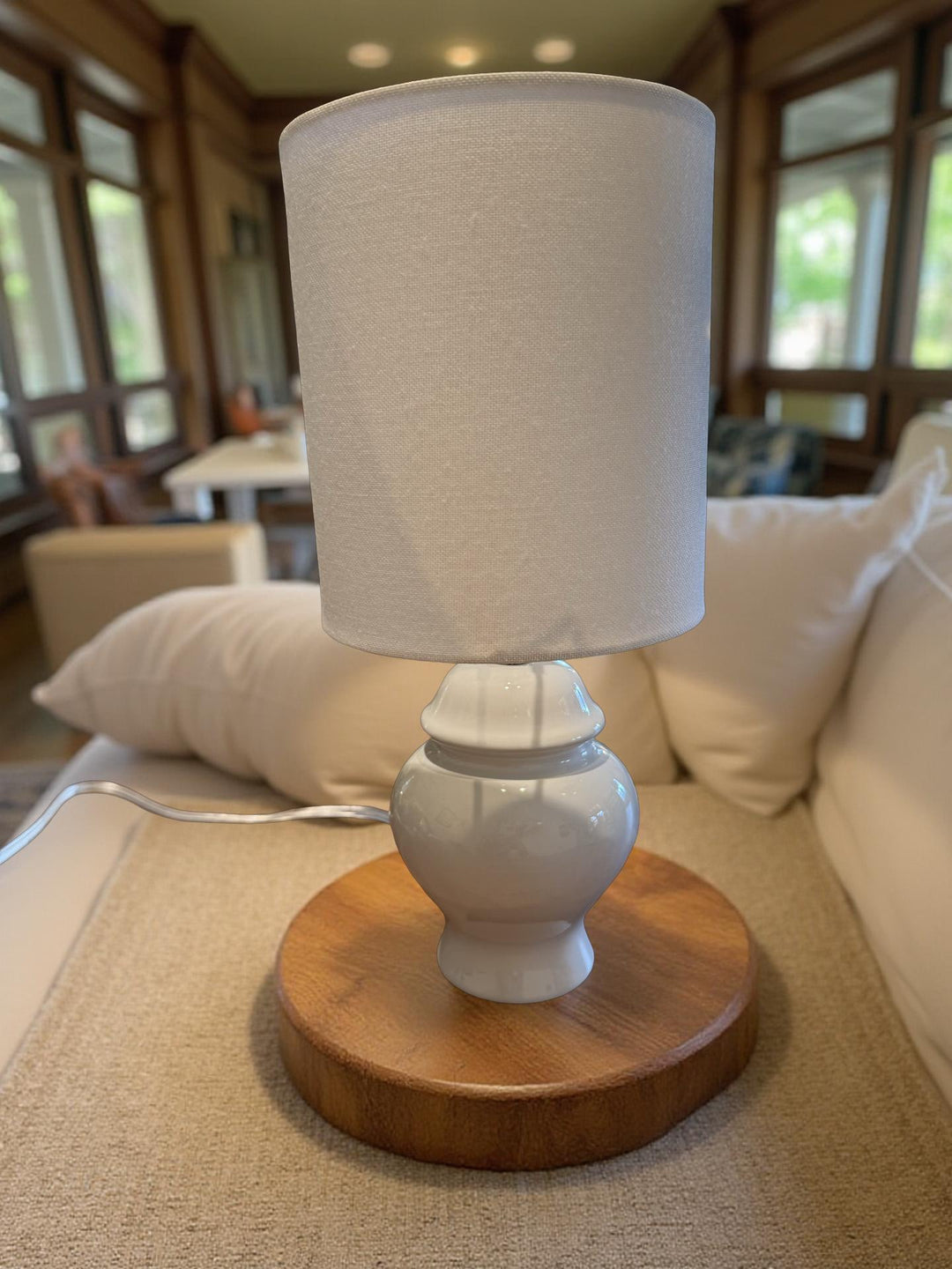 White Ceramic Lamp