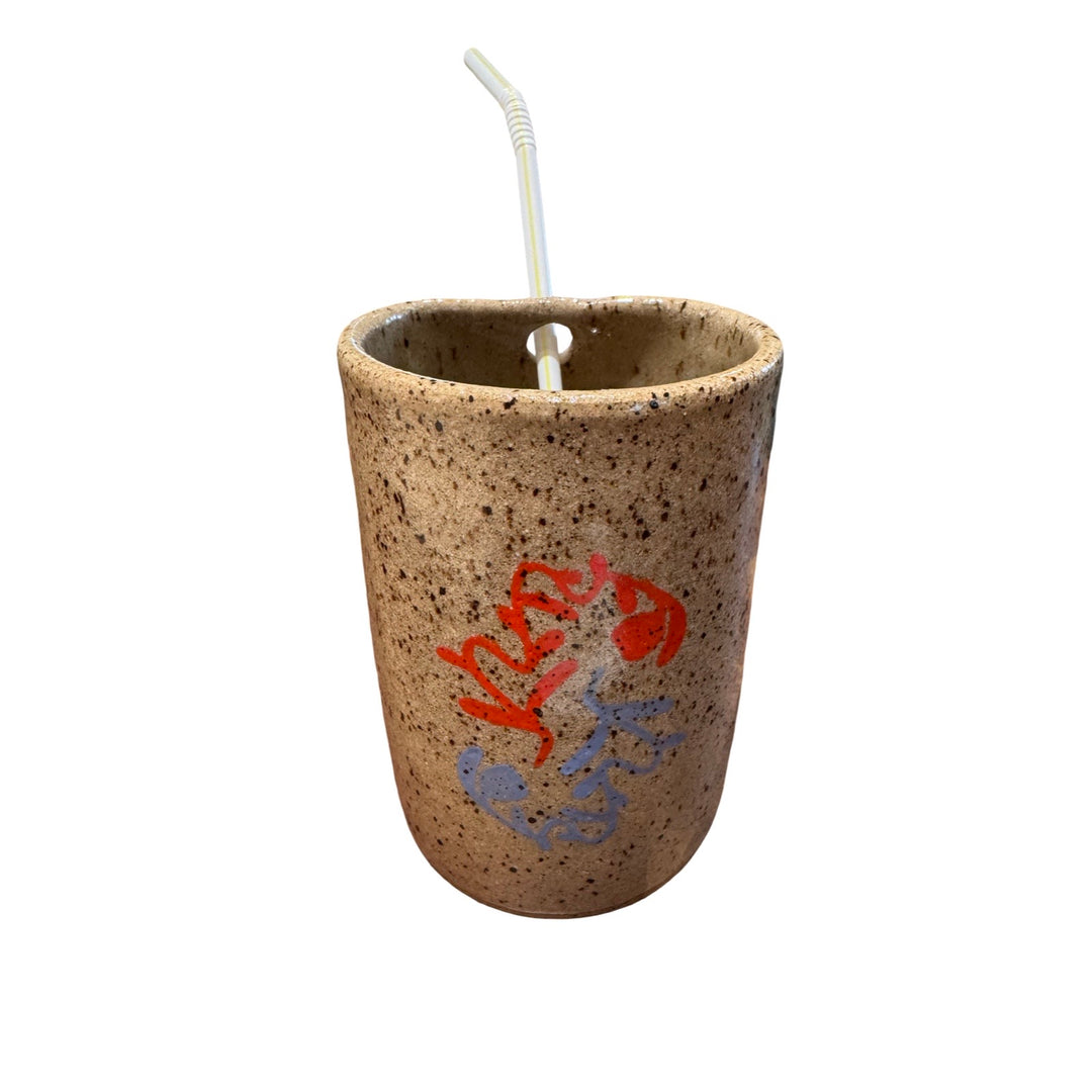 Gianna Cup With Straw Hole
