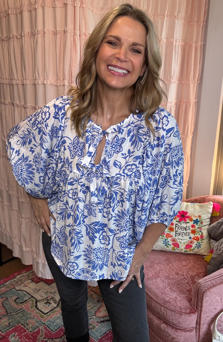 Boho Printed Blouse