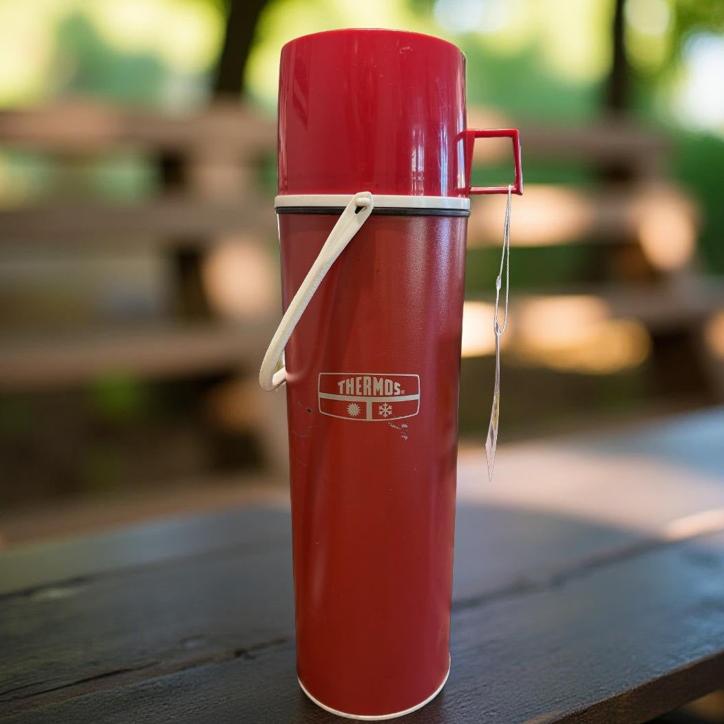 Red Vintage Thermos