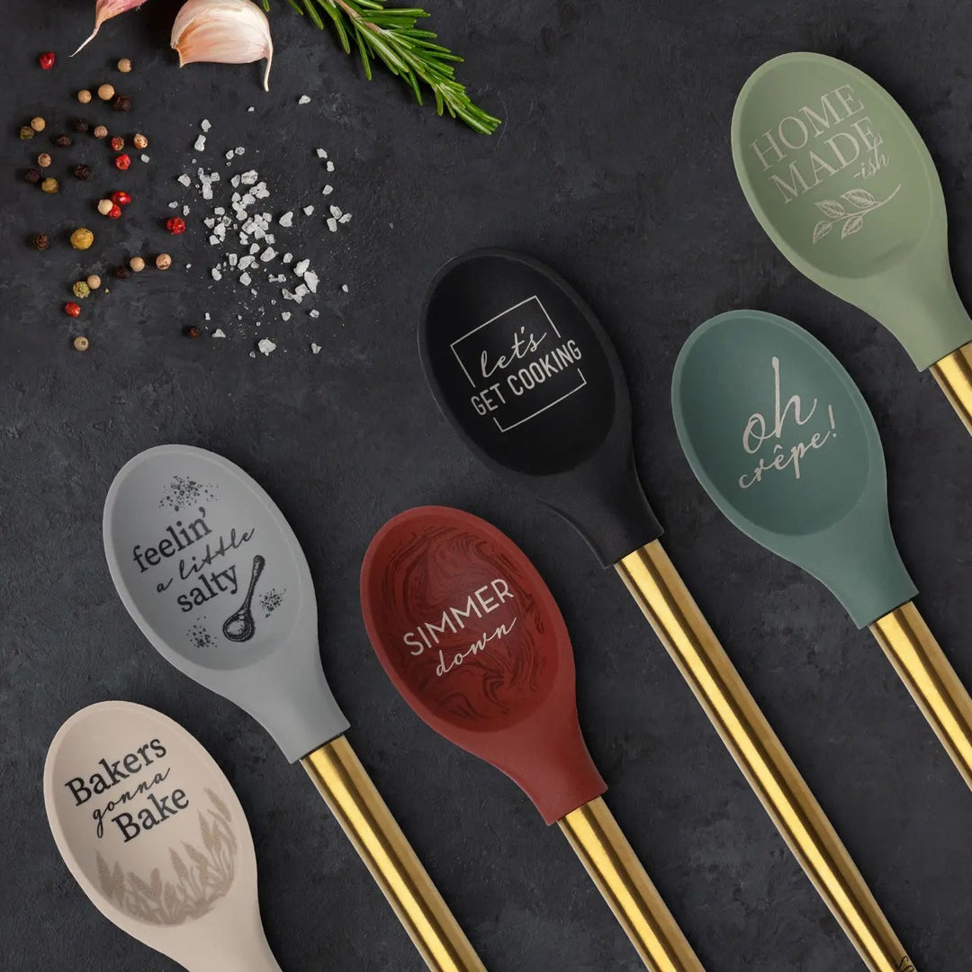Spoon metallic handle krumb