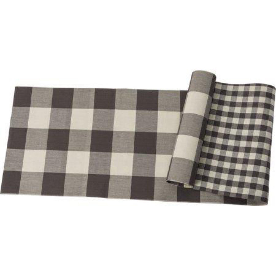 Double-Sided Runner Buffalo check