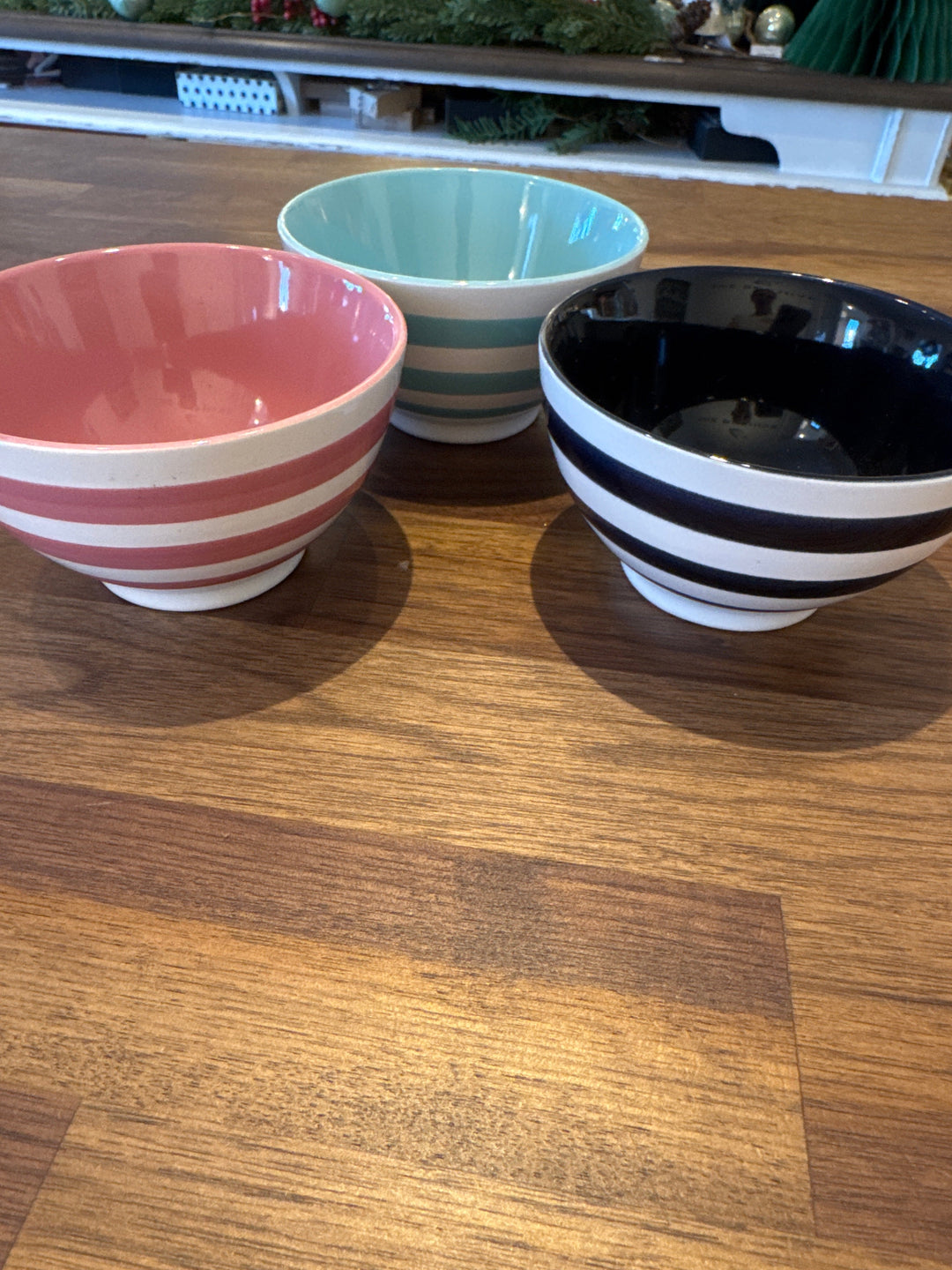 striped mini bowl