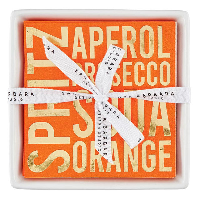 Napkin & tray spritz