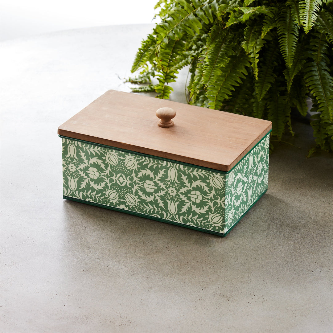 Floral box w/lid