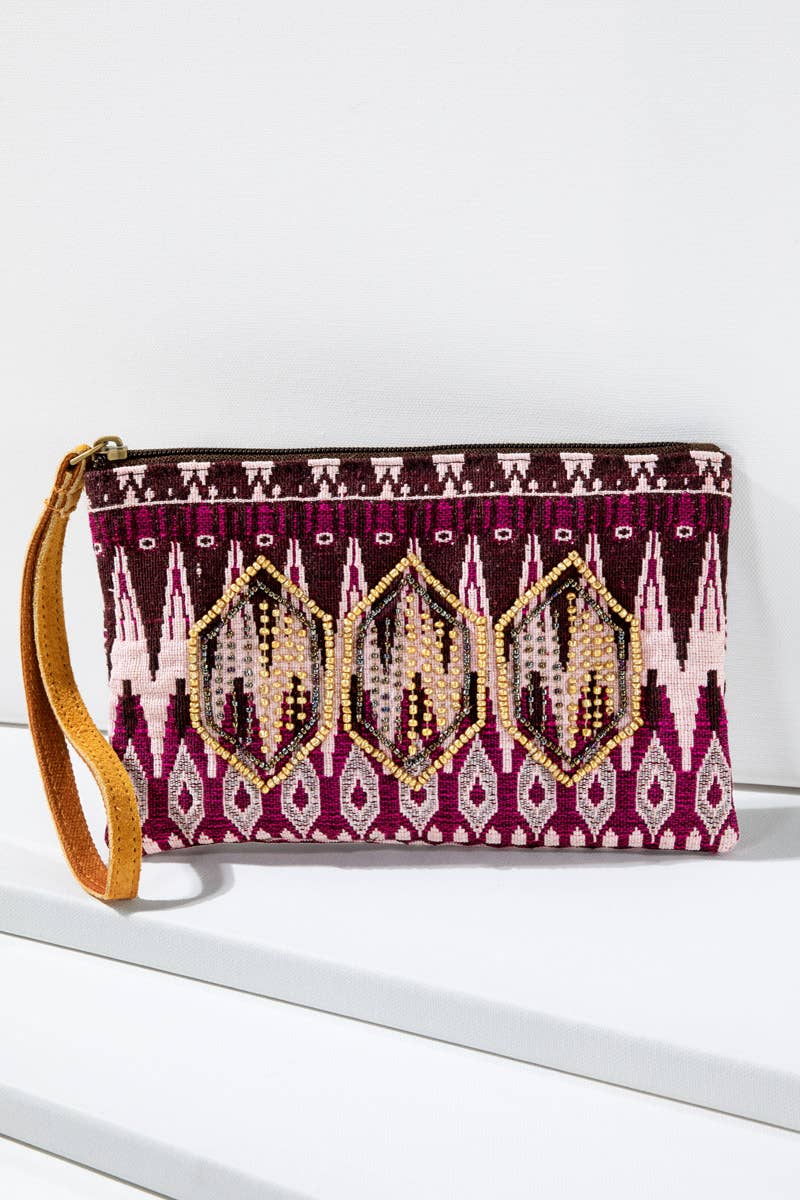 Handmade Ethnic Pattern Clutch