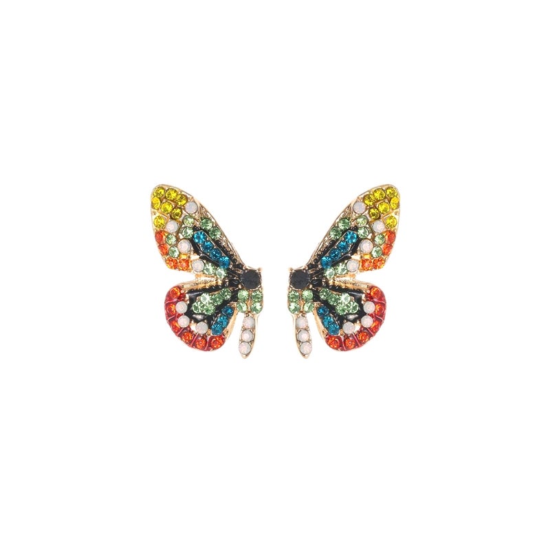 Earrings butterfly brights
