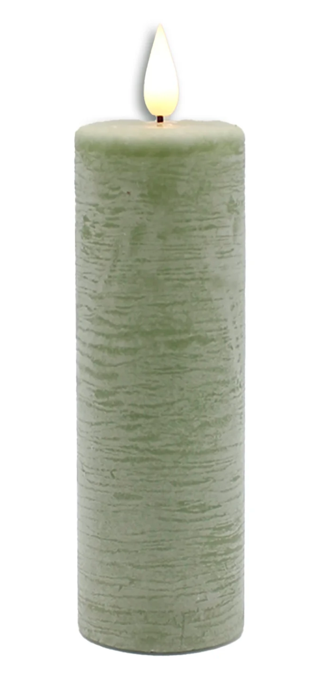 Votive LED 6" Sage