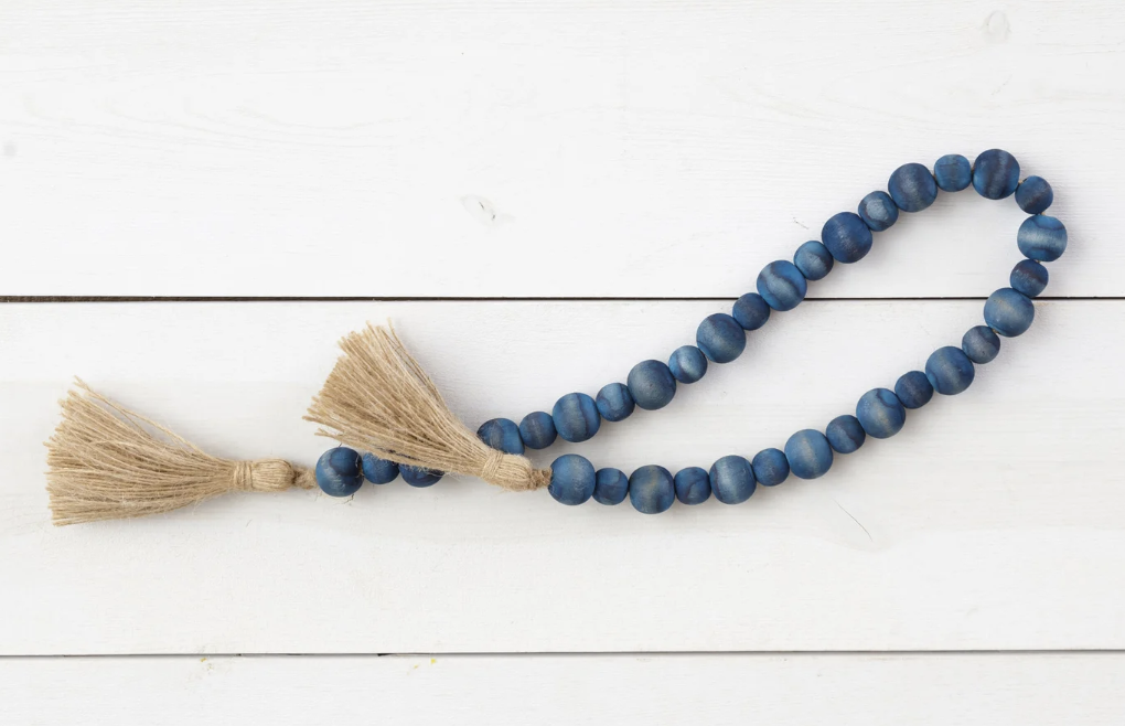Blue beads