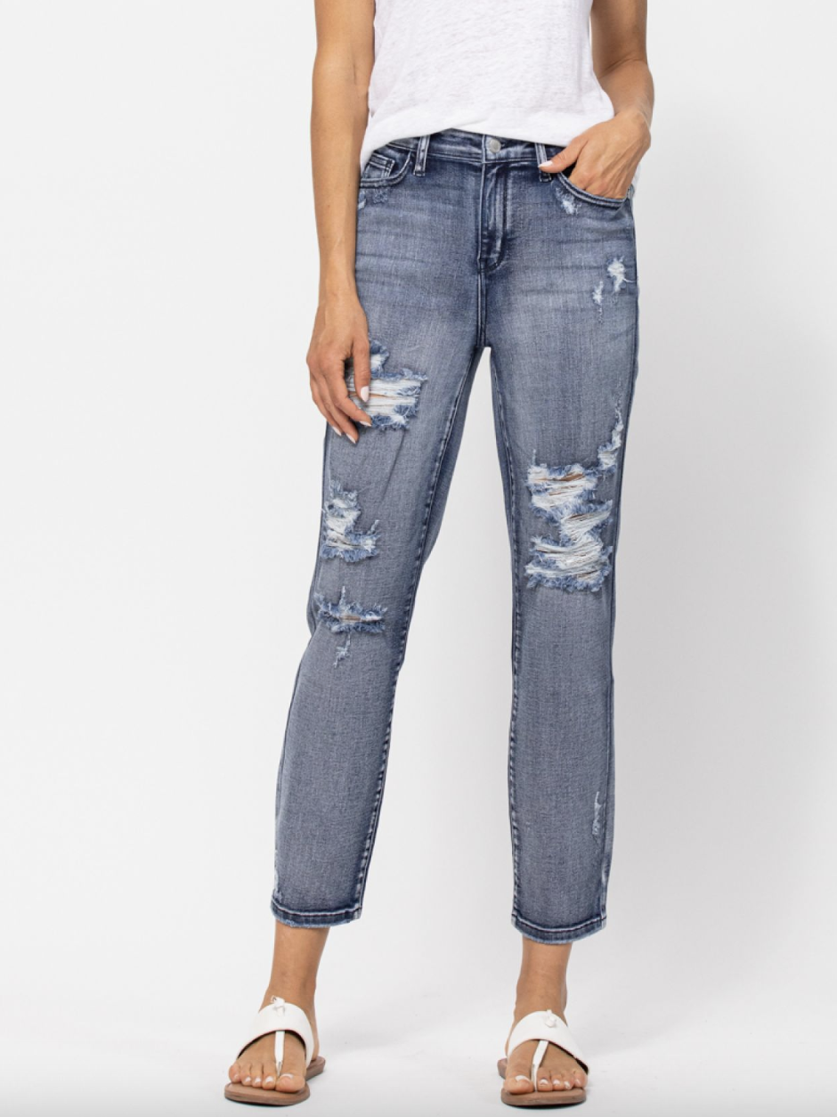 Judy Distressed Boyfriend Jeans