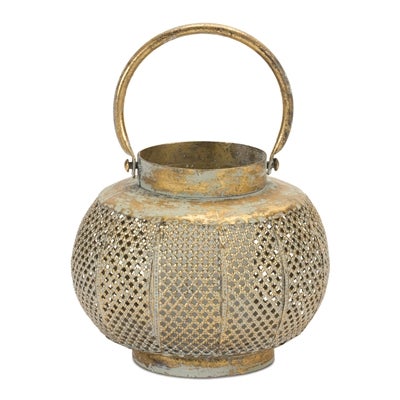 Lantern gold metal
