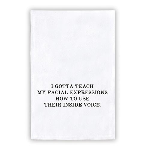 Facial exp towel
