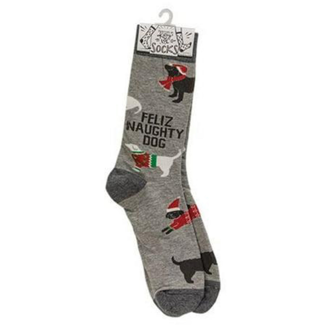 Feliz Naughty Dog Socks