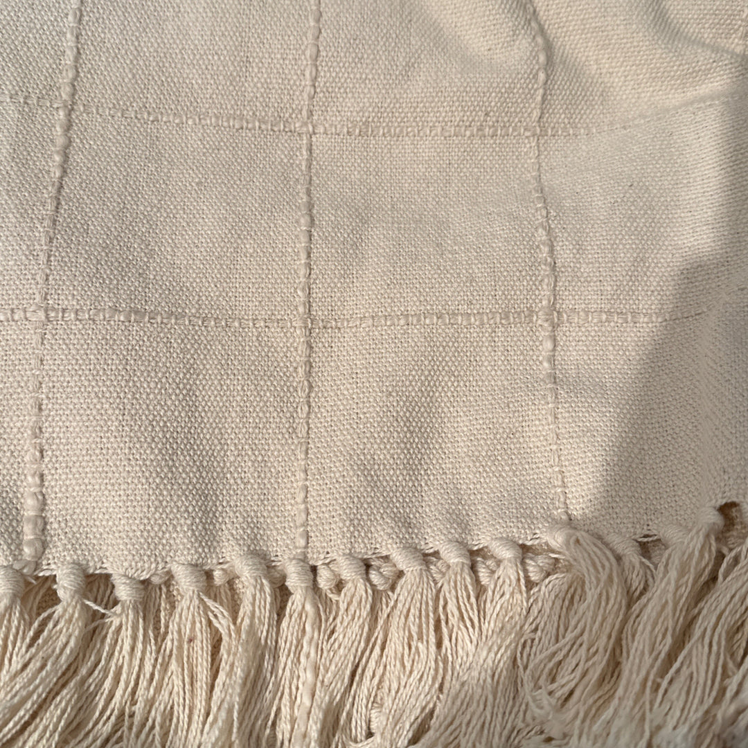Beige blanket