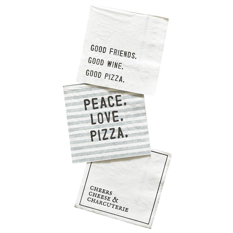 Peace love napkin