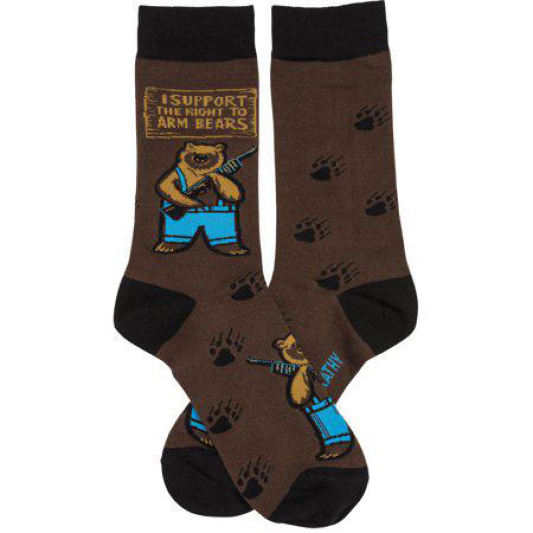Bear arms socks