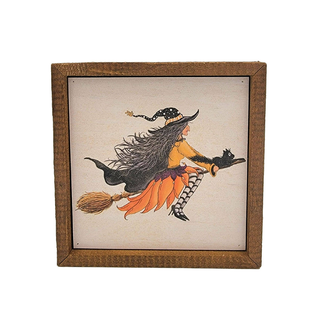 Witch Broom Ride Sign