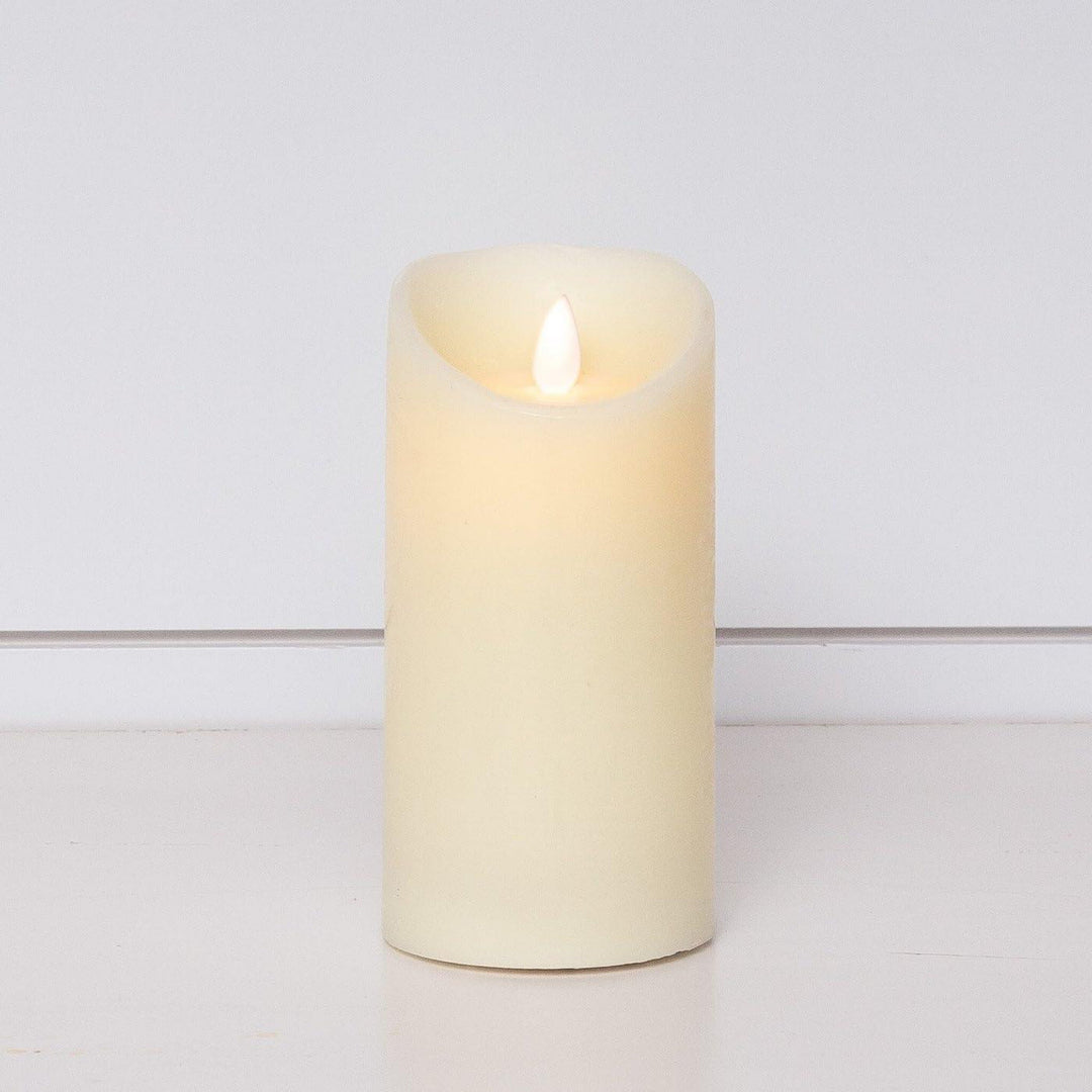 Candle led ivory small