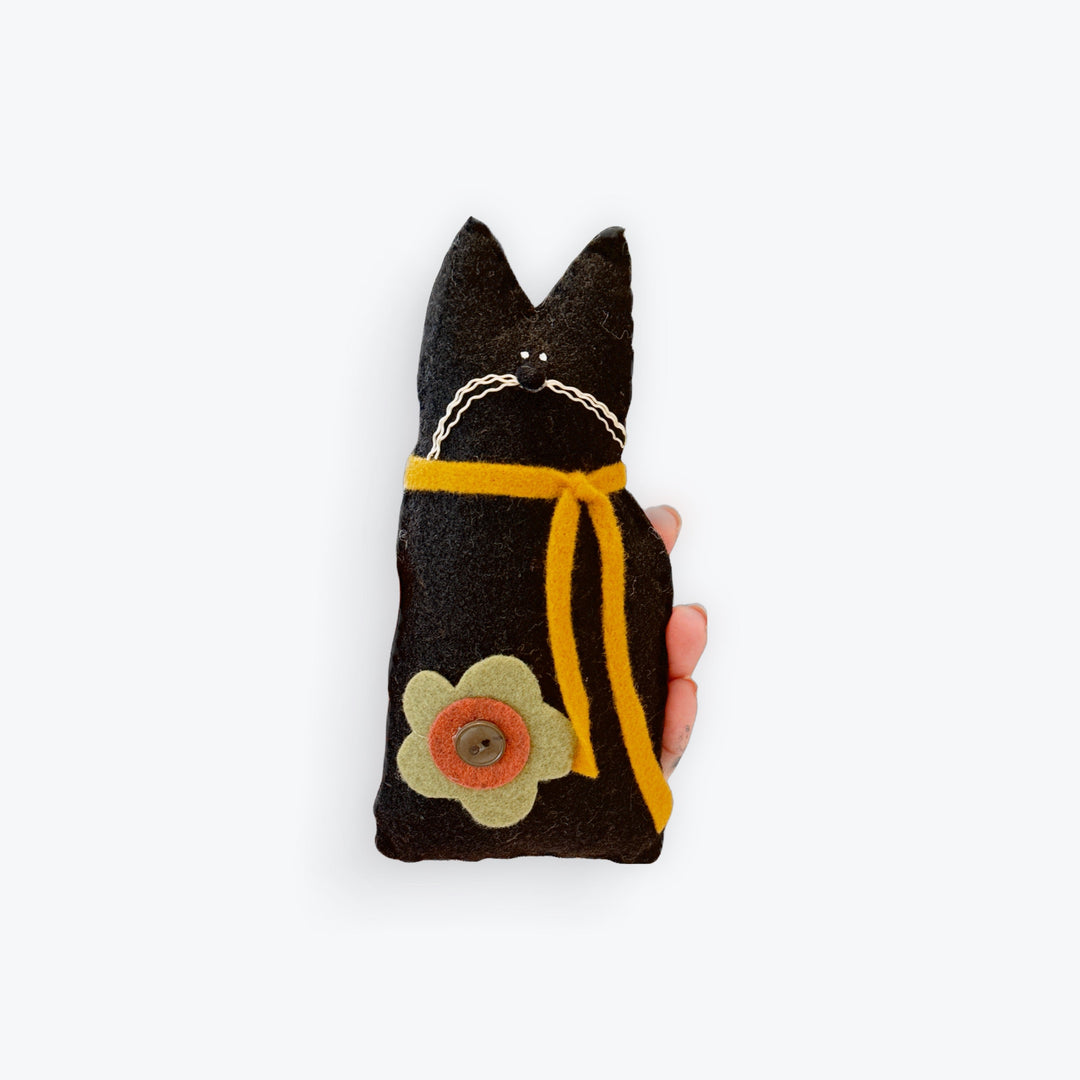 Stuffed Felt fat cat