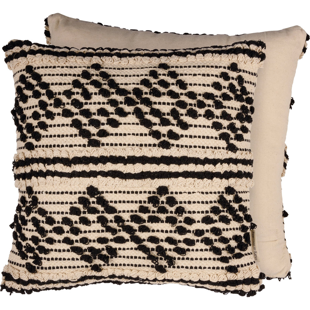 Pillow black diamonds