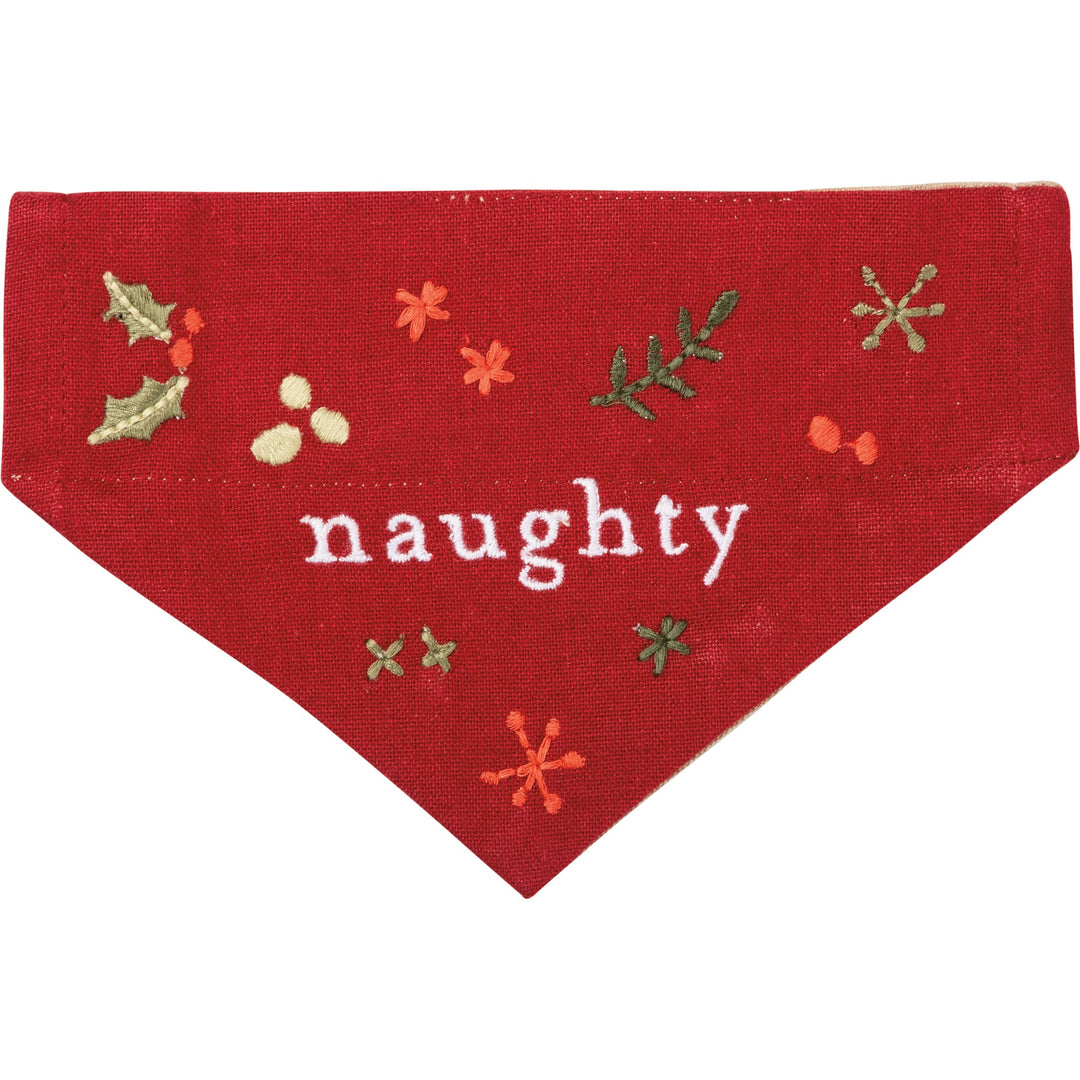 Lg collar band naughty/nice