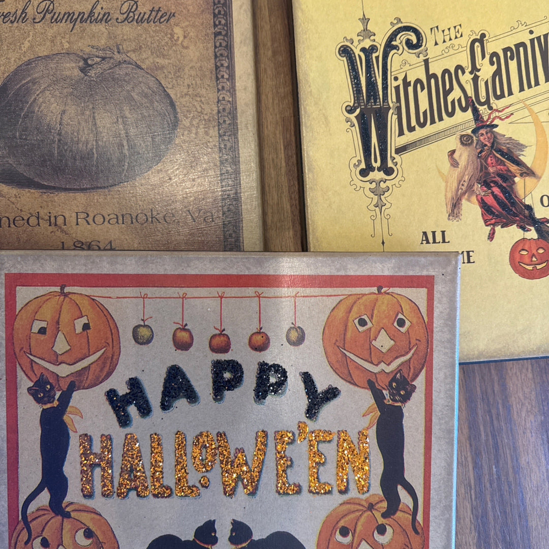 Halloween canvas 11x14