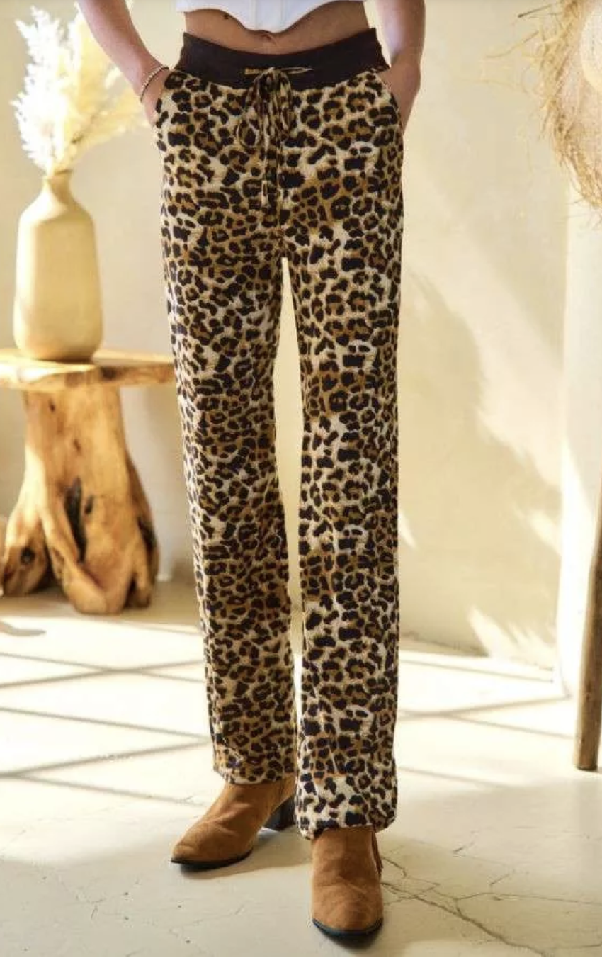 Davi leopard pants