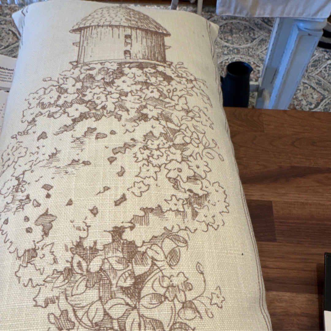 Birdhouse pillow