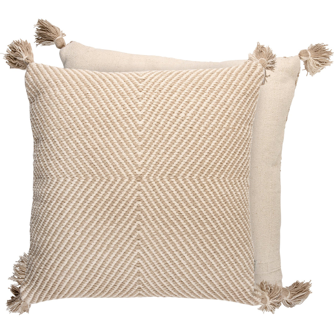 Pillow tan geo