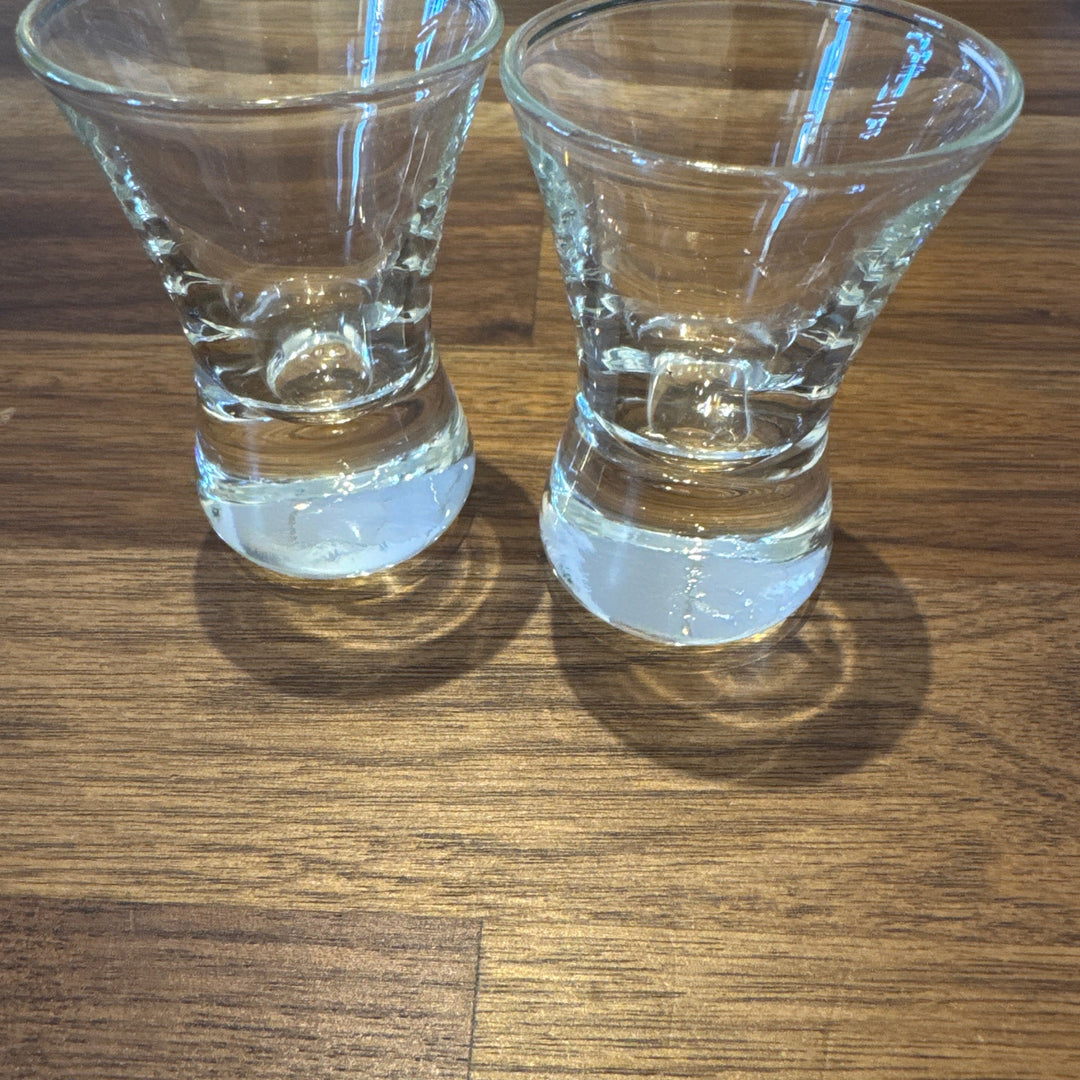 Set/2 weighted shot glasses