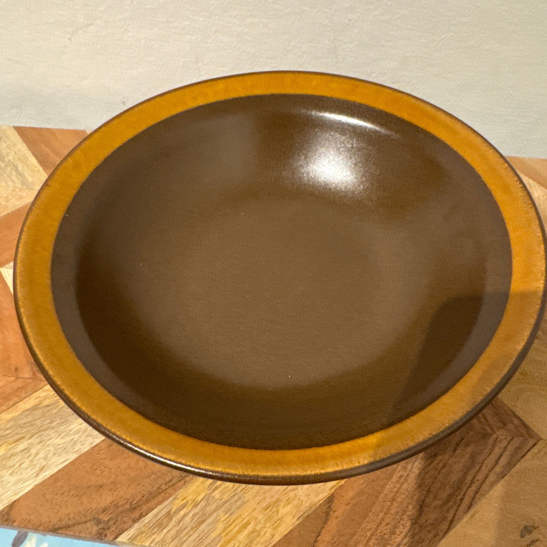 Brown bowl pottery