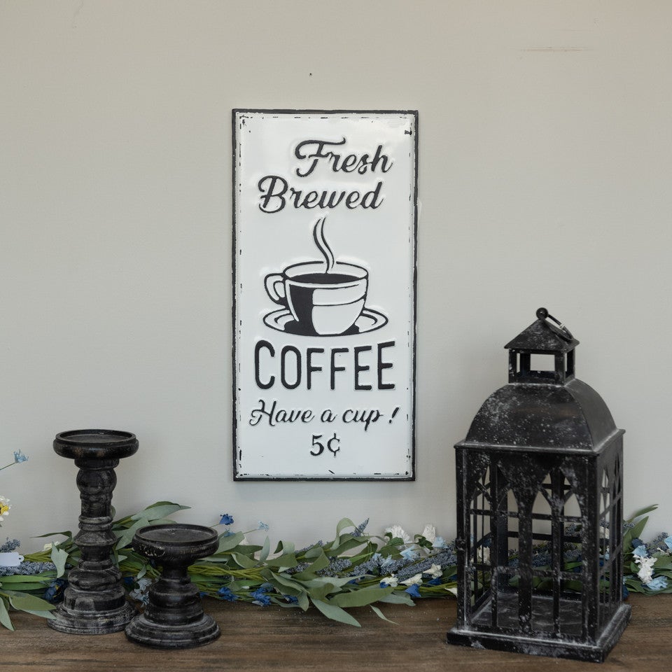 Coffee fresh brewed
