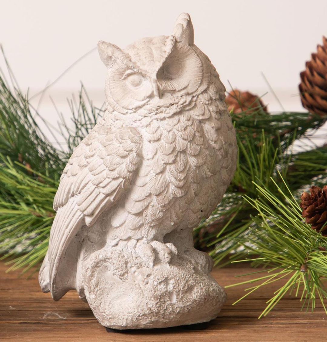 Cement owl